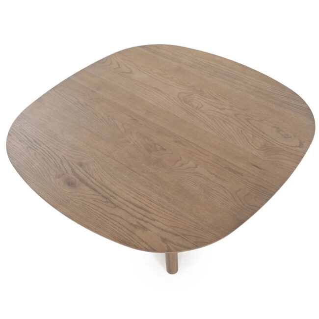 COFFEE TABLE STEF MEDIUM BROWN 100X100X32CM - Image 3