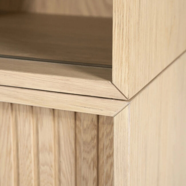 BOOKCASE MILO NATURAL 180X42X173CM - Image 3
