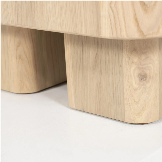 COFFEE TABLE HARMONIE NATURAL 80X80X30CM - Image 3
