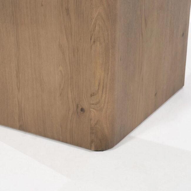 DINING TABLE HARMONIE BROWN 140X140X75CM - Image 3