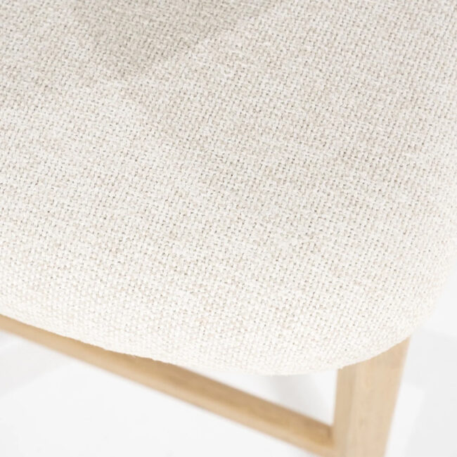 BAR CHAIR MIKKY NATURAL BEIGE MOON 53X57X97CM - Image 3