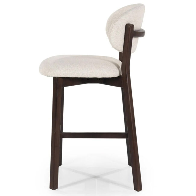 BAR CHAIR MIKKY BROWN BEIGE MOON 53X57X97CM - Image 3