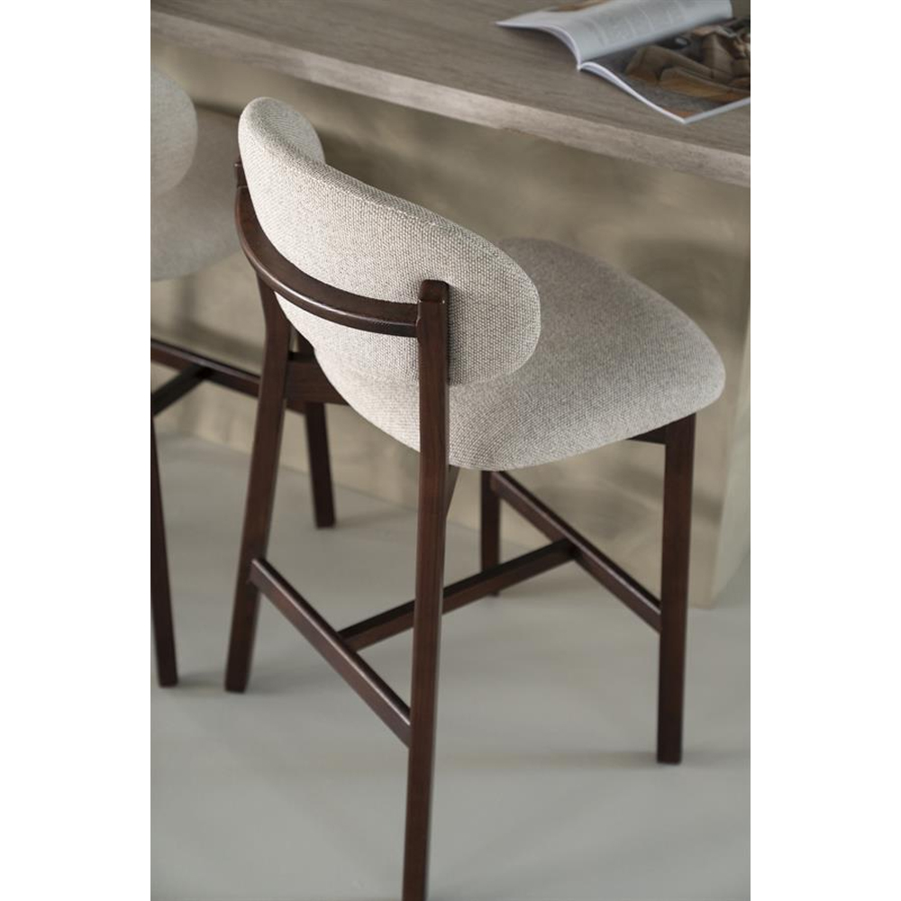 BAR CHAIR MIKKY NATURAL TAUPE MOON 53X57X97CM - Image 5