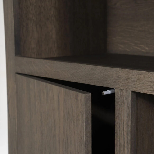 CABINET HELSINKI  BROWN 120X42X220CM - Image 3