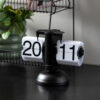 TABLE CLOCK SMALL FLIP WHITE 16,5X21X9,5CM - Image 3