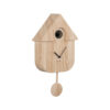 WALL CLOCK MODERN CUCKOO LIGHT WOOD 21,5X41X8,5CM