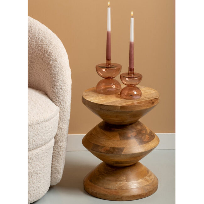 SIDE TABLE TOTEM NATURAL 35XH46CM - Image 3