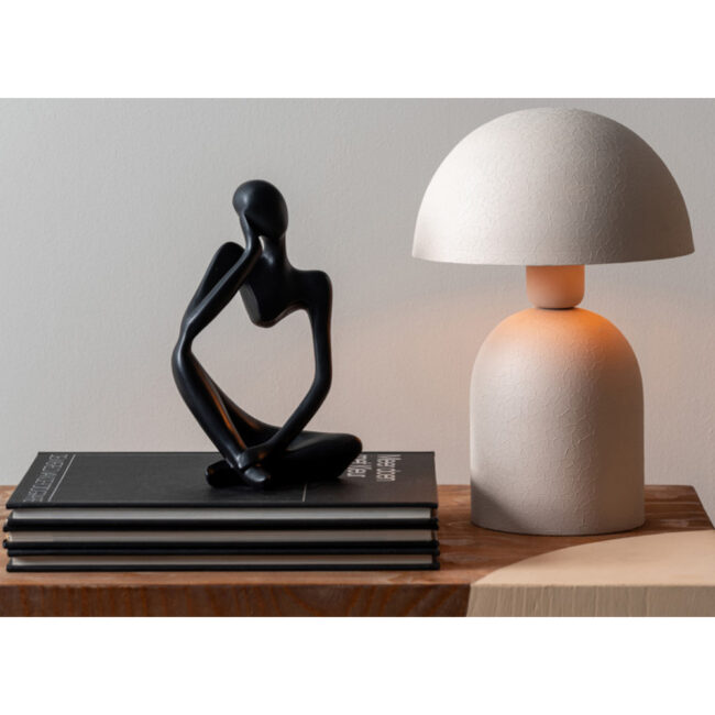 TABLE LAMP BOAZ WARM GREY 21XH21CM - Image 3