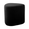 POUF ADA ORGANIC BOUCLE BLACK 40X38CM