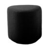 POUF ADA ORGANIC BOUCLE BLACK 40X38CM - Image 2