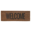 DOORMAT WELCOME BLACK 25X25CM