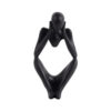 STATUE DREAMING POLYRESIN BLACK 11XH21CM
