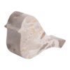STATUE BIRD MARBLE SMALL BROWN 4X10CM