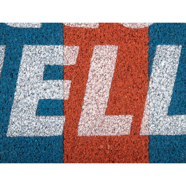 DOORMAT HELLO GOODBYE BLUE/ORANGE 50X1,5CM - Image 3