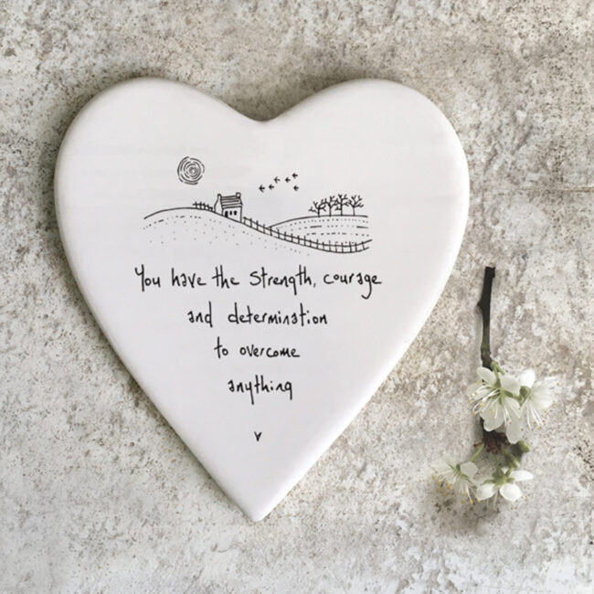 HEART COASTER YOU HAVE THE STRENGTH 10X11CM - Image 3