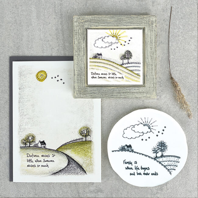 COUNTRYSIDE COASTER FAMILY IS WHERE LIFE BEGINS 9,8X9,7CM - Image 3