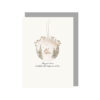 BAUBLE CARD MAY YOUR HOME BE FILLED 12X16,5CM