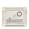 STANDING BLACK THREAD PIC HOME WHERE FRIENDS MEET 9,5X12,5CM