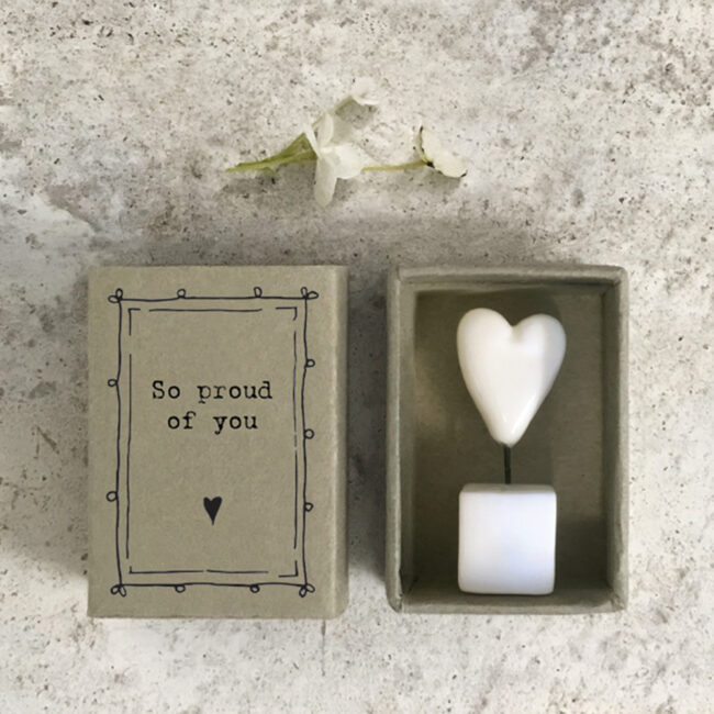MATCHBOX HEART SO PROUD OF YOU 4,5X3,4X2CM - Image 3
