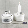 CANDLE & TEA LIGHT HOLDER MAY YOUR TROUBLES LESS 5,8X 5,6CM - Image 3