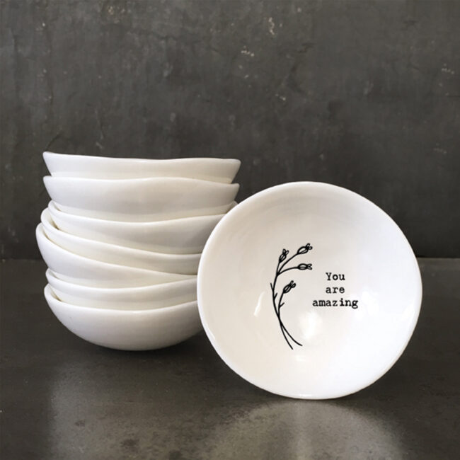 SMALL HEDGEROW BOWL YOU ARE AMAZING 6X1.8X6CM - Image 3