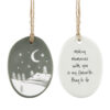 PORCELAIN HANGERMAKING MEMORIES WITH YOU 7X5,5X0,5CM