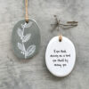 PORCELAIN HANGER IF YOU THINK MISSING ME 7X5,5X0,5CM - Image 2