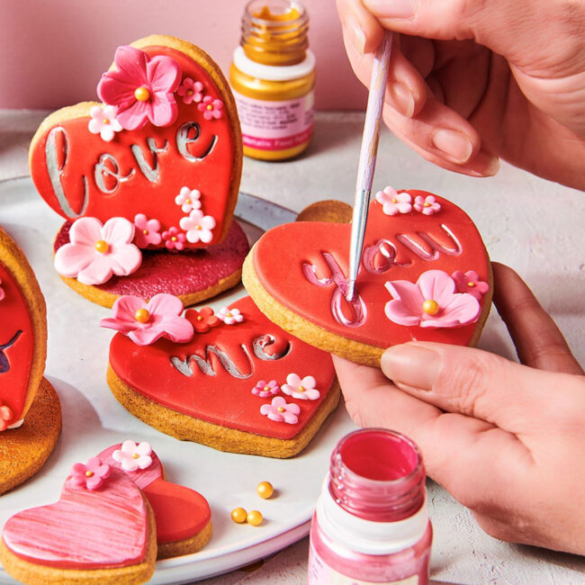 METALLIC FOOD PAINT RED 30ML - Image 3