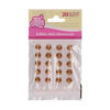 EDIBLE JELLY DIAMONDS PEARL GOLD
