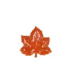 LEAF MAPLE PLATE ORANGE 11X11X3CM
