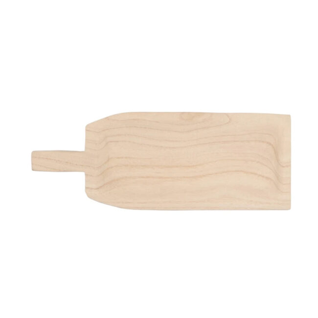 WOOD NATURAL TRAY STEM 40X15X4CM NM - Image 3