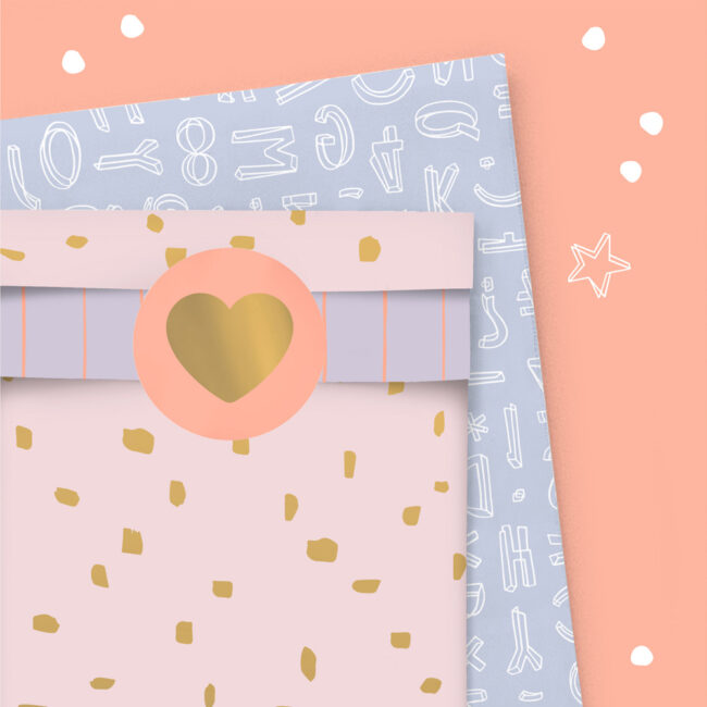 GIFT STICKERS LOVELY HEARTS - Image 3