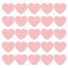 GIFT STICKERS HEARTS PASTEL PINK 5CM - Image 2