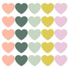 GIFT STICKERS HEARTS MIX 5CM - Image 2