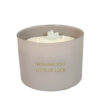 SOY CANDLE WISHING YOU LOTS OF LUCK AMBER'S SECRET 11X8CM
