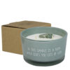 SOY CANDLE A ROCK WHICH GIVES YOU LOTS OF LUCK GREEN AVENTURINE 11X11X6CM - Image 2
