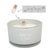 MESSAGE IN A BOTTLE SOY CANDLE THANK YOU SO MUCH AMBER'S SECRETS 90X90X50MM