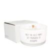 MESSAGE IN A BOTTLE  SOY CANDLE ONLY THE BEST MOMS GET PROMOTED TO GRANDMA 90X90X50MM - Image 2
