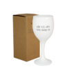 SOY CANDLE WINE FLIES WHEN YOU'RE HAVING FUN FRESH COTTON 6X13.5CM - Image 2