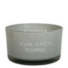 SOY CANDLE REFRESH RECHARGE MINTY BAMBOO 135X90MM