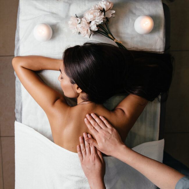 MASSAGE CANDLE ME TIME IS THE ANSWER LAVENDER FIELDS - Image 5