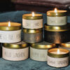 SOY CANDLE HAPPY ON MINTY BAMBOO 80X50MM - Image 3