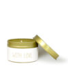 SOY CANDLE XS WITH LOVE FRESH COTTON 60X40MM