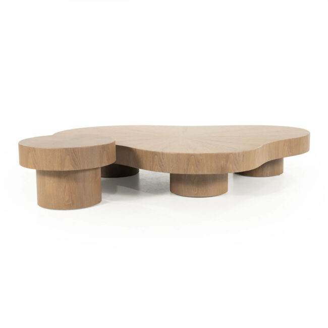 SIDE TABLE BOBBIE LIGHT BROWN 45X45X30CM - Image 5