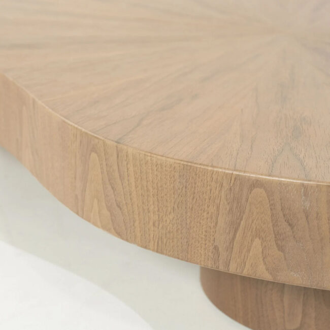 COFFEE TABLE BOBBIE LIGHT BROWN 150X110X25CM - Image 3