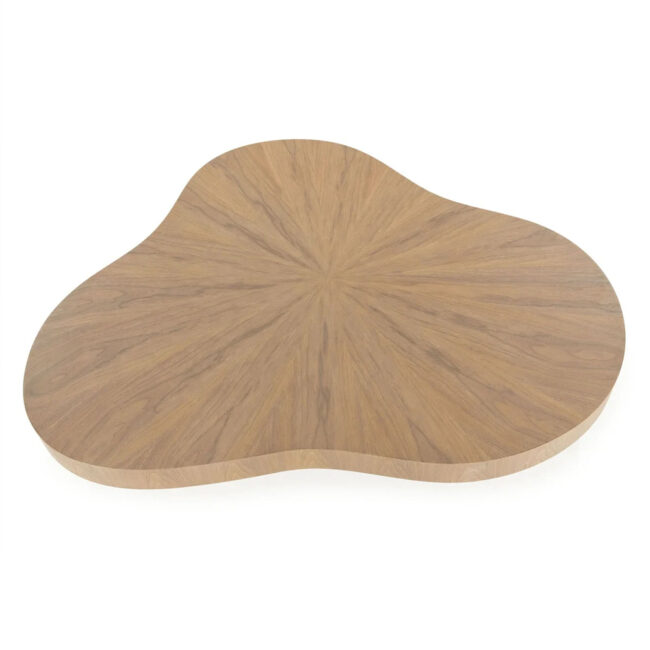 COFFEE TABLE BOBBIE LIGHT BROWN 150X110X25CM - Image 4