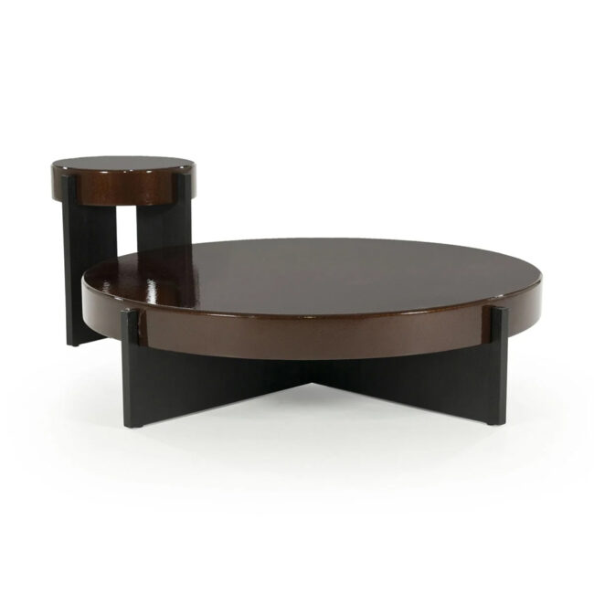 SIDE TABLE JULIET BROWN 40X40X48CM - Image 4