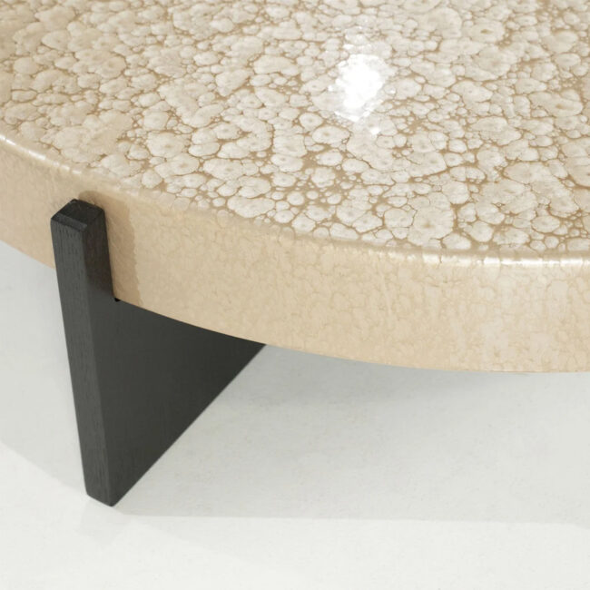 COFFEE TABLE JULIET BEIGE 110X110X28CM - Image 3