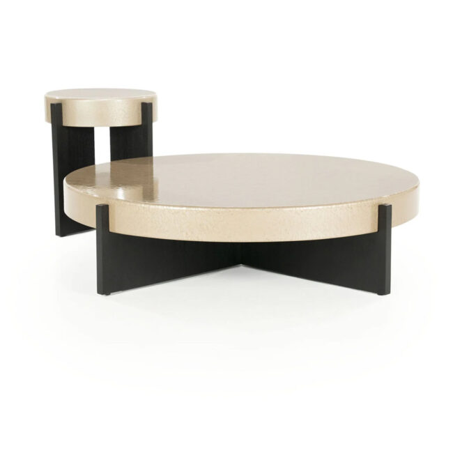 COFFEE TABLE JULIET BEIGE 110X110X28CM - Image 4