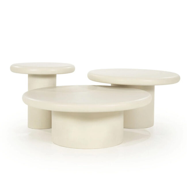 COFFEE TABLE JADE 80X80X30CM - Image 4
